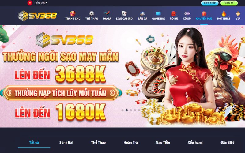 Giới thiệu tổng quan về các chương trình khuyến mãi tại SV368